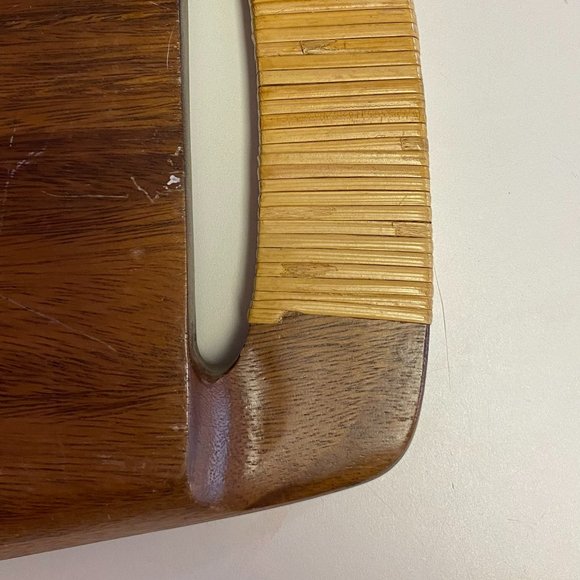 Wood MONKEY POD Serving Tray Philippines Mid Century Modern - Picture 5 of 5